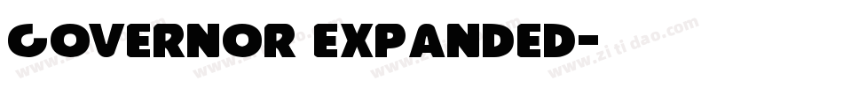 Governor Expanded字体转换